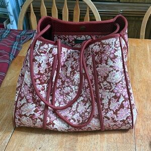 ANTHROPOLOGIE Neoprene Hazel Tote Bag